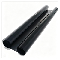 Film Surya Hitam PET Roll 60% UV 99% IR untuk Jendela Mobil, Anti Gores, Perbaikan Diri, Tolak Panas Tinggi