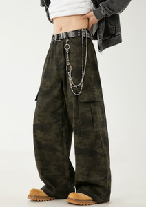 <span class=keywords><strong>Pantaloni</strong></span> <span class=keywords><strong>cargo</strong></span> multitasche da <span class=keywords><strong>uomo</strong></span>, <span class=keywords><strong>pantaloni</strong></span> lunghi casual a gamba larga, vestibilità dritta e comoda per tutti i giorni, adatti a tutte le stagioni - Product Image 3