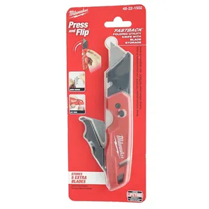 <span class=keywords><strong>Couteau</strong></span> utilitaire pliant Milwaukee FASTBACK avec rangement de lames et fonction de dénudage de fils - Product Image 3
