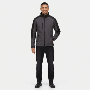 Veste Softshell pour homme, nouvelle arrivée 2026, sur mesure, manches longues, imperméable, légère, vêtements d'hiver, fermeture éclair contrastée - Product Image 1