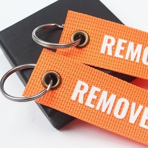 Porte-clés avion court avec lettres imprimées, nouveau Design, pièces, lettres avec Logo, pour enlever avant le vol - Product Image 2