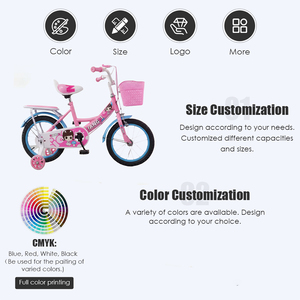 Vélo Enfant Confortable avec Roues d'Apprentissage 12, 14, 16, 18 Pouces pour Filles de 6 Ans – Stock Usine Prêt à Expédier, Pas Cher et Adorable - Product Image 2
