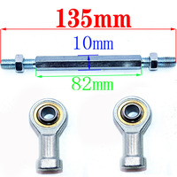 Kit de biellettes de direction M8 avec rotule 90/100/105/110/125/135 mm pour mini quad électrique pour enfants 49cc, karting, buggy, quad, pièces détachées