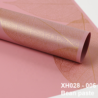 Papier d'emballage mat imperméable spécial pour bouquets de fleurs, vente en gros d'usine