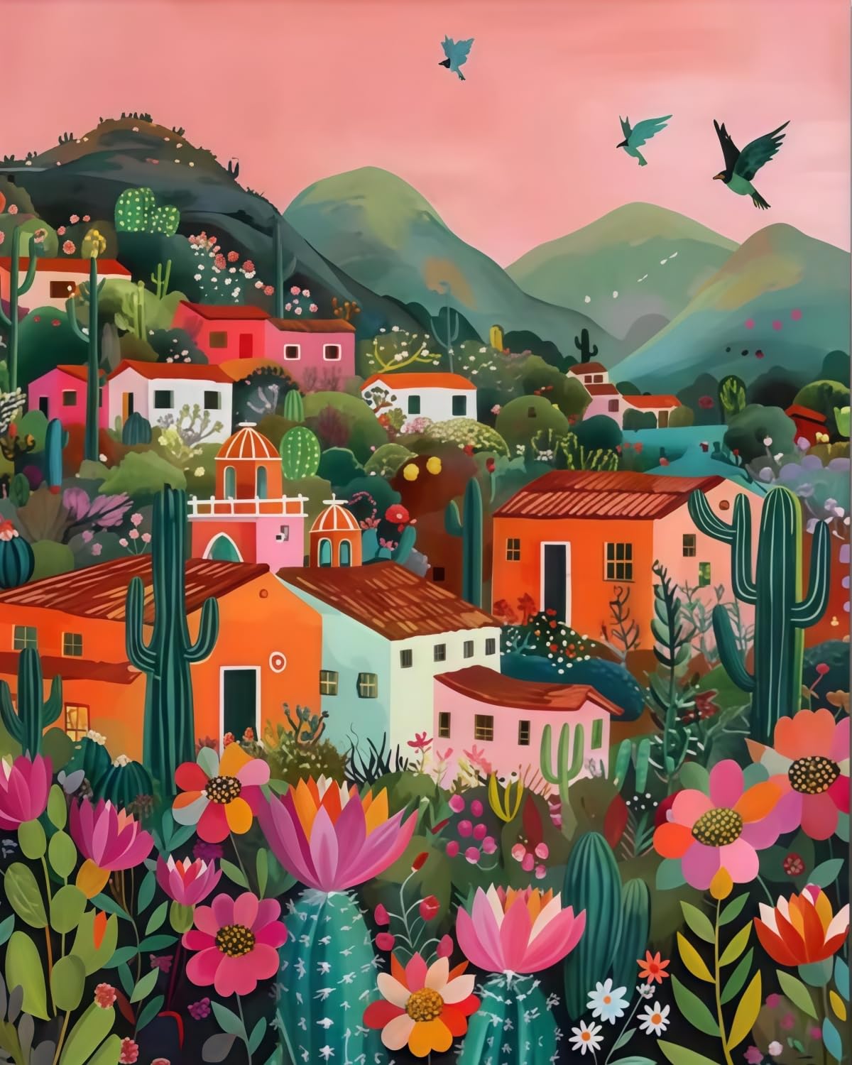 Construcción de Pueblo Mexicano