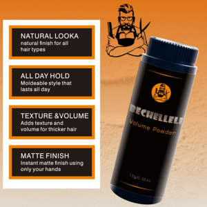 แป้งจัดแต่งทรง<span class=keywords><strong>ผม</strong></span>เนื้อธรรมชาติ แบรนด์ส่วนตัว โลโก้สั่งทำ กันน้ำ สีขาวด้าน เพิ่มวอลลุ่มเส้น<span class=keywords><strong>ผม</strong></span> สำหรับผู้ชาย - Product Image 3