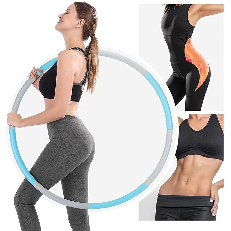 ZJFIT, сжигающий жир, взрослый, Утяжеленный пластиковый съемный смарт-кольцо для упражнений hoola, спортивный обруч