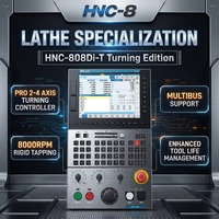 Contrôleur de tournage CNC haute performance HNC-808Di-T - Système de tour 2-4 axes 8000 tr/min, taraudage rigide, liaison multi-axes, mémoire 128 Mo