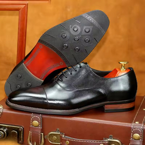 Zapatos Oxford Formales de Negocios para Hombre, de Cuero Genuino, 2025, con Punta Cuadrada, Suela Gruesa, Aumentan la Altura, Antideslizantes, Siempre a la Moda - Product Image 3