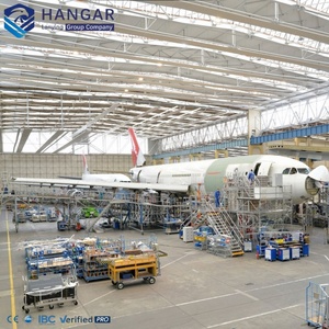 Hangares Prefabricados para Aviones, Estructura de Acero de Bajo Precio, Hangar de Aviación de Cuerpo Ancho, Edificios Industriales, Garaje, Cobertizo - Product Image 4