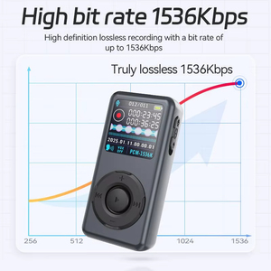 Grabadora de Voz Profesional de Fábrica, Reproductor MP3, Bluetooth 5.0, Cancelación de Ruido HD, Lápiz de Audio Digital con Pantalla para Reuniones y Conferencias - Product Image 4