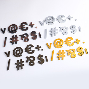 Numéros <span class=keywords><strong>de</strong></span> <span class=keywords><strong>porte</strong></span> d'appartement <span class=keywords><strong>de</strong></span> bureau <span class=keywords><strong>de</strong></span> maison moderne Matériau acrylique ABS pour trophées Médailles et plaques - Product Image 3