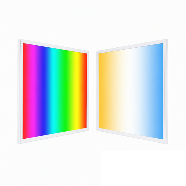 New DMX512 Control / 2.4G Wifi App Control LED RGB+CCTLED Panel Light 595x595 295x1195 595x1195mm  ETL CE RoHS