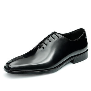 Luxurious Designer Custom-made Hand-<b>polished</b> Genuine Leather Men's square Casual Business Formal Oxford <b>Shoes</b> Anti-Slippery - Product Image 5