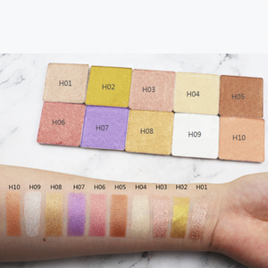 Paleta de contorno de resaltado personalizado, resaltador facial de alta pigmento sin marca, marca privada, venta al por mayor - Product Image 3