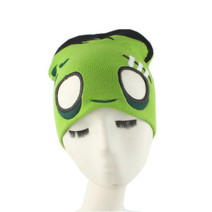 Bonnets drôles chapeau hommes et femmes noël Halloween fête chapeau hiver chaud mignon grenouille tricot chapeau - Product Image 5