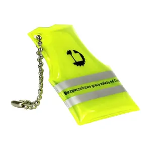 Colete de Segurança Colete refletivo de Segurança Tag Chave Refletor Chaveiros