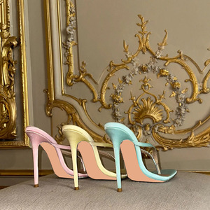 Zapatos <span class=keywords><strong>de</strong></span> tacón <span class=keywords><strong>de</strong></span> seda sin cordones <span class=keywords><strong>de</strong></span> gran tamaño <span class=keywords><strong>para</strong></span> mujer, <span class=keywords><strong>sandalias</strong></span> con punta <span class=keywords><strong>de</strong></span> clip <span class=keywords><strong>para</strong></span> <span class=keywords><strong>pies</strong></span> grandes, vestido <span class=keywords><strong>de</strong></span> fiesta, tacones <span class=keywords><strong>de</strong></span> aguja, cierre <span class=keywords><strong>de</strong></span> ajuste ancho - Product Image 5