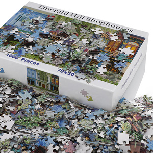 Série de paysages personnalisés Taille Quantité Emerald Hill Shophouses 1000 pièces Casse-tête personnalisé pour l'impression - Product Image 4