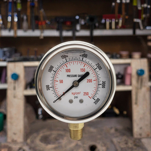 Jewellok 1/4 UHP xuyên tâm áp lực trục đồng hồ siêu tinh khiết sạch khô không khí pgc loạt 316L thép không gỉ var kết nối cuối - Product Image 5