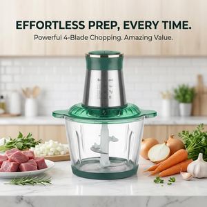 Hachoir à viande électrique de comptoir 5425 avec moteur, mixeur et broyeur à plusieurs vitesses, fonctionnement silencieux, préparation de repas pour bébés, pour usage domestique (vente en gros) - Product Image 1