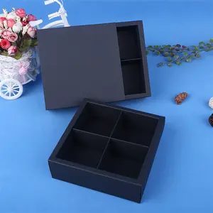 manufacturer bespoke gift chocol sweet brigadeiro paper boxes bio-degradable handmade sliding drawer chocolate packing box