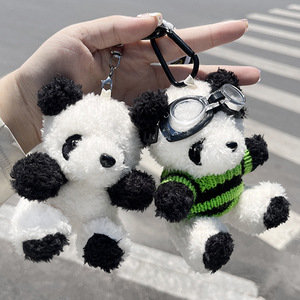 2025 baru lucu perhiasan beruang mewah liontin Barang Batch kunci rantai boneka pecinta boneka Whosale liontin gantungan kunci - Product Image 5