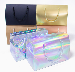 Caja de embalaje de papel portátil para el pastel crujiente de azúcar Niujuan, caja de regalo portátil para Navidad - Product Image 3