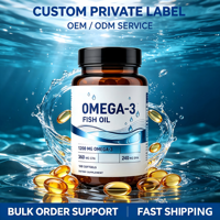 Cápsulas de Ácido Graso Omega 3 de Tres Intensidades de Potencia para Hombres y Mujeres, Suplemento Vegano de EPA y DHA, Suplemento de Aceite de Pescado
