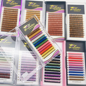 ส่วนบุคคลสีน้ําตาลแคชเมียร์ขนตาขยายปริมาตรถาด 0.05/0.07 กาแฟสีน้ําตาลขนตาถาดฉลากส่วนตัวขนตามิงค์ต่อขนตา - Product Image 3