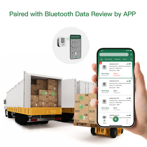 Không Dây nhiệt độ và độ ẩm cảm biến Bluetooth dữ liệu logger cho dây chuyền lạnh Giao thông vận tải hậu cần - Product Image 6