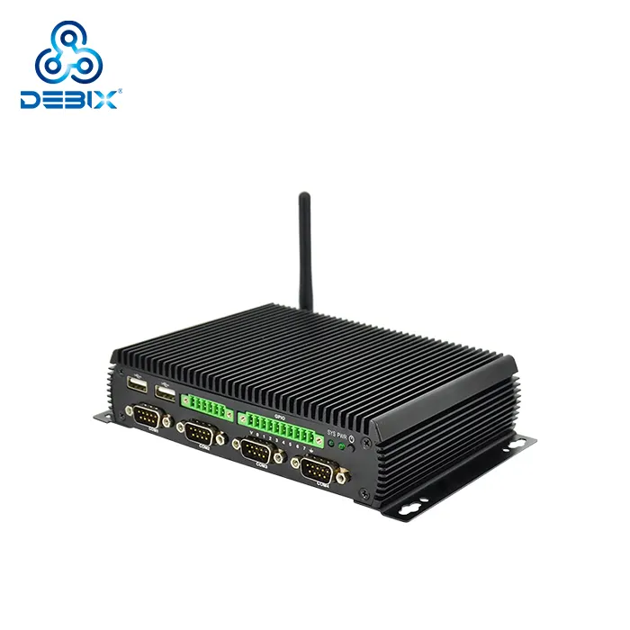 64G mini ordenador de marca ultra mini pc 16GB 2 Ethernet Industrial mini Box PC con ranura para tarjeta SIM