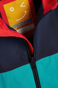 Chaquetas Personalizadas para Niños Pequeños, Diseño de Dibujos Animados con Combinación de Colores, Chaqueta Impermeable para Niños, Cortavientos Infantil - Product Image 3