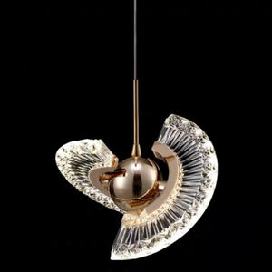 โคมไฟแขวนตกแต่งห้องนอนหมุนได้กึ่งวงกลมทำจากสังกะสีอัลลอยเรืองแสงโคมไฟแบบโพสต์โมเดิร์น - Product Image 1