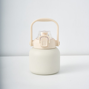 Bouteille d'eau jetable isolée à double paroi Design moderne Tumbler Cute Vacuum Camping Tote" - Product Image 3