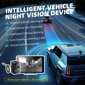 IP67 Vehicle <strong>Car</strong> AI Recognition Infrared <strong>Thermal</strong> <strong>Imaging</strong> Night Vision Front <strong>Camera</strong> 256x192 Resolution 200m Range - Product Image 1