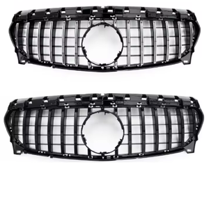 Parrilla Delantera para Mercedes-Benz Clase CLA W117 (2013-2019), Negro Brillante, Repuesto Nuevo para CLA220/CLA260 - Product Image 1