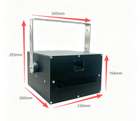 Projecteur laser RGB extérieur IP65 15W sans fil Bluetooth App DMX ILDA pour bar, mariage, concert, événement, performance