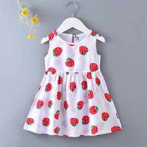 Vestido de Verano para Niñas 2022 de Alta Calidad, Estampado Floral, Estilo Princesa, Vestido de Playa, Falda Tipo Vestido, Ropa Infantil, Vestido Línea A - Product Image 6