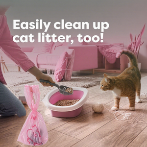 Bolsas para excrementos <span class=keywords><strong>de</strong></span> perro portátiles y duraderas <span class=keywords><strong>de</strong></span> HDPE ecológico con asa, 6 rollos por paquete, estilo sencillo, 90 unidades, aroma original - Product Image 2