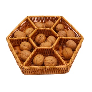 Bán Buôn Phổ Biến Nhựa Nhanh Chóng Thực Phẩm Giỏ Nhỏ Vòng PP Mây Snack Khay Bánh Hamburger Bánh Mì Chip Gà Chiên Giỏ - Product Image 6