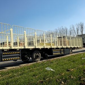 Nouvelle clôture de semi-<span class=keywords><strong>remorque</strong></span> <span class=keywords><strong>pour</strong></span> le transport d'animaux de cargaison Transport de bétail Vente de transporteur de bétail de <span class=keywords><strong>remorque</strong></span> de camion d'<span class=keywords><strong>occasion</strong></span> - Product Image 6