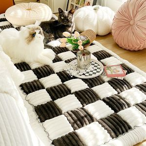 Cama para Perros/Gatos, Alfombra Lavable, Extraíble, Antideslizante, de Felpa, de Pelo Largo, de Poliéster, para Todas las Estaciones, Tamaño Pequeño/Mediano/Grande - Product Image 2