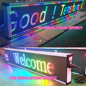 Bannière LED, Affichage de messages défilants via application, Panneau électronique RGB pour publicité en vitrine, intérieur/extérieur - Product Image 6