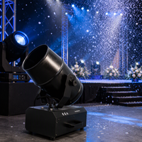 Machine à neige à tête pivotante 1800W avec télécommande pour effets de scène