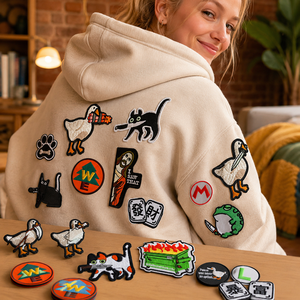 Patch brodé à coudre pour sacs, motif animal et slogan, <span class=keywords><strong>chic</strong></span>, avant-gardiste, impeccable et sarcastique - Product Image 4