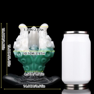YOCY - Tapón Anal de Silicona con Cola Grande, Tallas S, M, L, Mordaza de Bondage, Vibrador con Control Inalámbrico, Juguetes Sexuales BDSM para Coqueteo - Product Image 2
