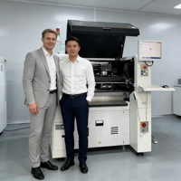 Máquina de Colocación de Componentes SMT Hanwha Decan S2, Montadora Automática de Chips de Alta Precisión, Línea de Ensamblaje de PCB LED