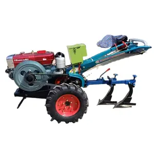 Modelo 185 diesel caminar tractor 10 caballos de fuerza tierras de cultivo timón