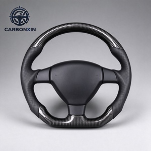 Volante Deportivo de 3 Radios y 40 mm con Empuñadura de Cuero y Fibra de Carbono para VW Bora Golf 4 Mk4 R32 GTI Jetta Gli 1999-2006 - Product Image 3